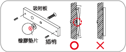 吸附板不可以鎖緊 