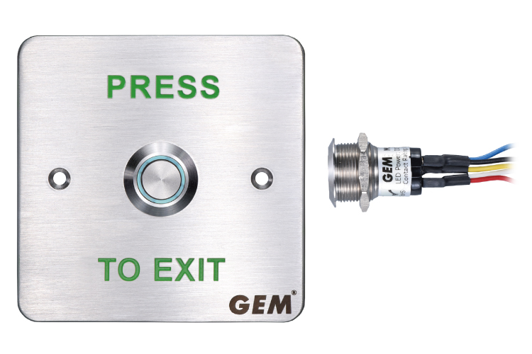GEM GIANNI PBT-419PTE-LED Push Button