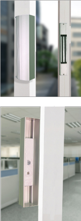 Armature Housing as Door Handle for Inswing Door Installation Sample Enlarged