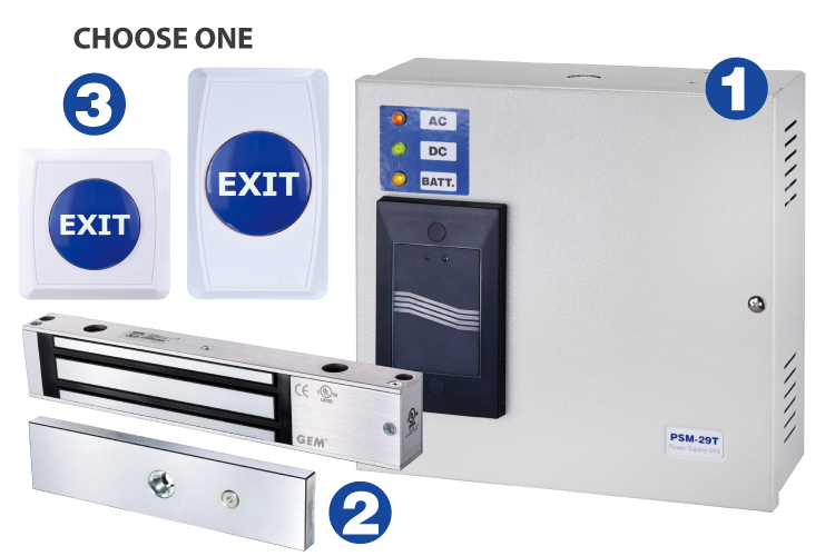 GEM GIANNI KIT01 Door Access Control Kits