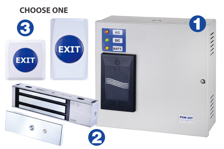 GEM GIANNI KIT02 Door Access Control Kits