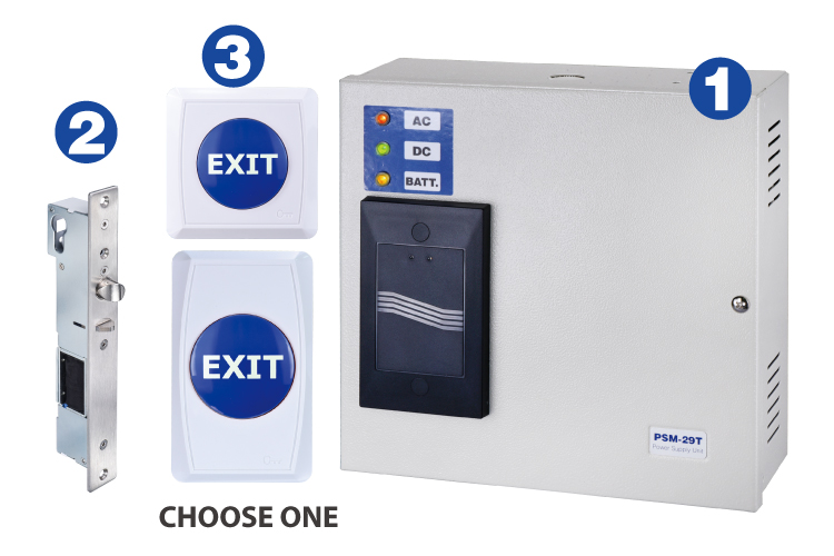 GEM GIANNI KIT04 Door Access Control Kits