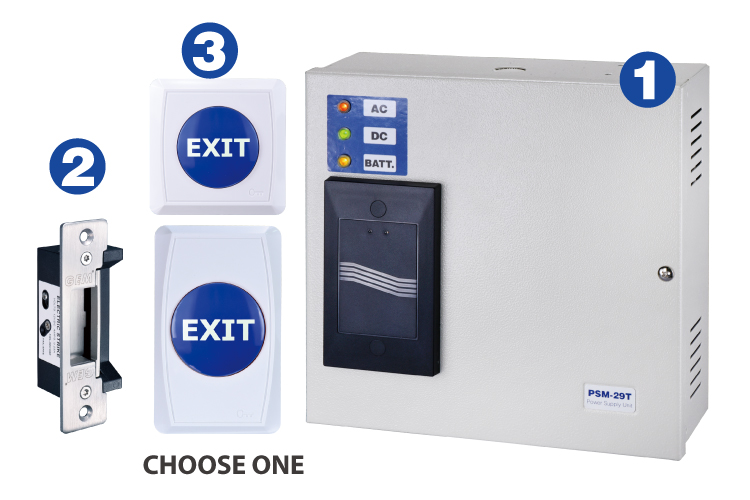 GEM GIANNI KIT05 Door Access Control Kits