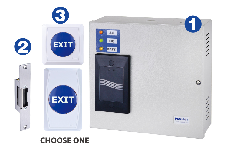 GEM GIANNI KIT06 Door Access Control Kits