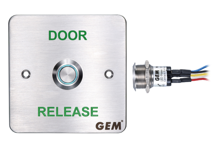 GEM GIANNI PBT-419DR-LED Push Button