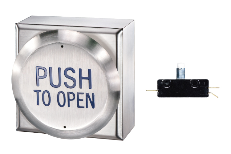 GEM GIANNI PBT-900ALU-2 Push Plate Exit Button