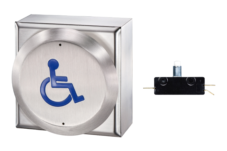 GEM GIANNI PBT-900ALU-3 Push Plate Exit Button