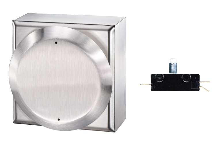 GEM GIANNI PBT-900ALU-4 Push Plate Exit Button