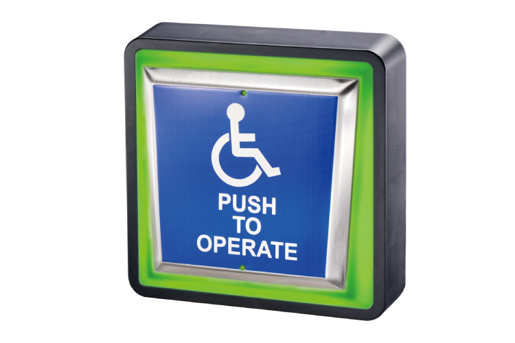 GEM GIANNI PBT-926GLED Push Plate Illuminated Exit Buttons